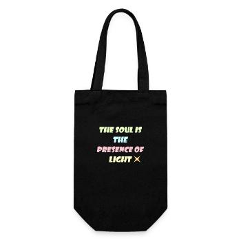 L’Âme est la présence de la Lumière - Sac à bouteille - noir - Devant