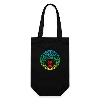Motif Amazigh Ancien - Sac à bouteille - noir - Devant