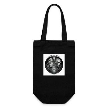 gemeaux 2 femmes dos à dos - Sac à bouteille - noir - Devant