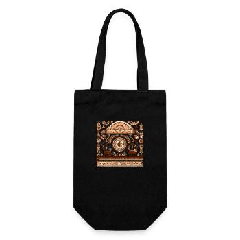 Folklore africain - Sac à bouteille - noir - Devant