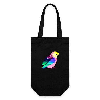 Cockatiel Bird Budgie Bird Propriétaire - Sac à bouteille - noir - Devant