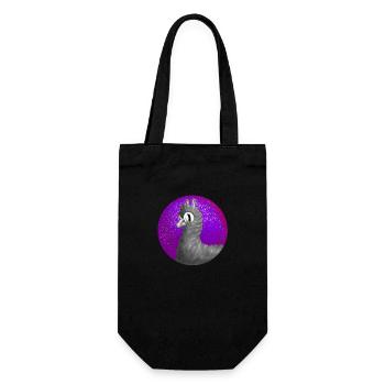 Zen Alpaca - Gift Bag for Bottles - black - Front
