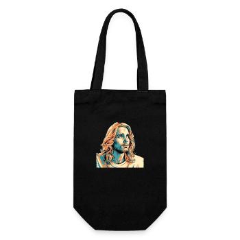 Jesus Christ #01 - Geschenkbeutel für Flaschen - Schwarz - Vorne