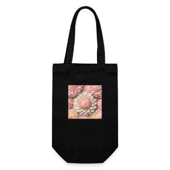 Amazing Flowers - Gift Bag for Bottles - black - Front
