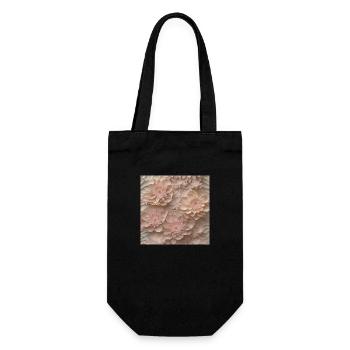 Amazing Flowers - Gift Bag for Bottles - black - Front