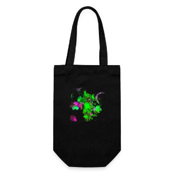 "GreenArt2" Acrylic Paint No.12 by Marco Eckenbrecht - Gift Bag for Bottles - black - Front