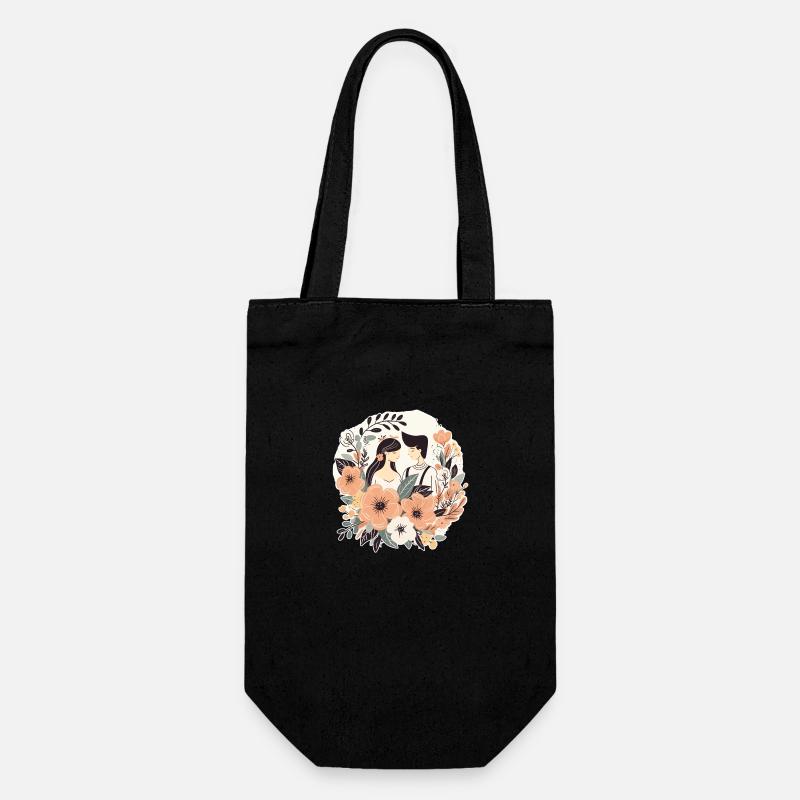 Married couple - Gift Bag for Bottles - black