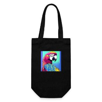 Neon Macaw - Gift Bag for Bottles - black - Front