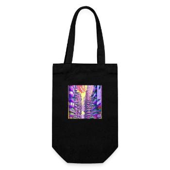 The tree settlement - Gift Bag for Bottles - black - Front