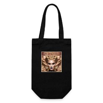 le visade d'une femme - Sac à bouteille - noir - Devant