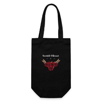 Demoiselle d'honneur floral - Sac à bouteille - noir - Devant