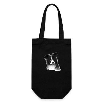 Propriétaires de chiens Chiens Border Collie Dog Lovers - Sac à bouteille - noir - Devant