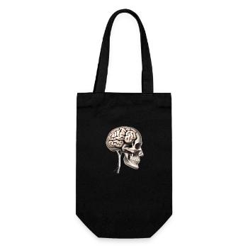 Brain - Gift Bag for Bottles - black - Front