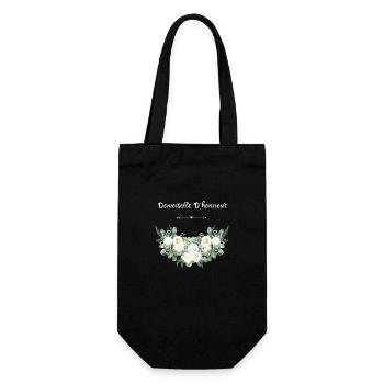 Demoiselle d'honneur floral - Sac à bouteille - noir - Devant