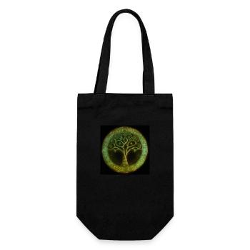 Celtic Tree of Life - Gift Bag for Bottles - black - Front