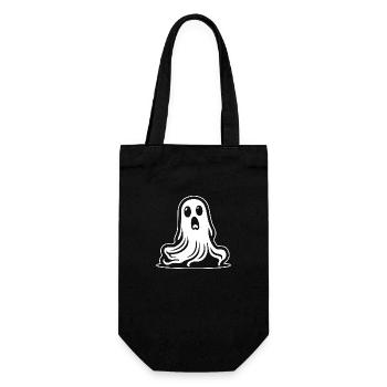 Ghost Ghosts Witching Hour Halloween - Gift Bag for Bottles - black - Front