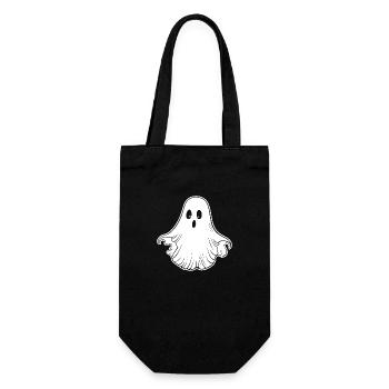 Ghost Ghosts Witching Hour Halloween - Gift Bag for Bottles - black - Front