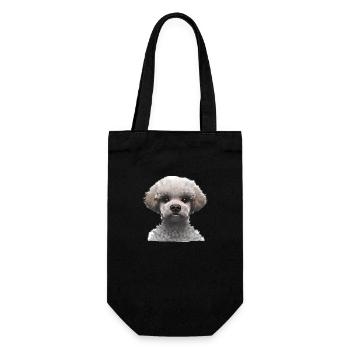 Caniche Chien Amour Caniche Chiot Chiot Propriétaire de chien - Sac à bouteille - noir - Devant
