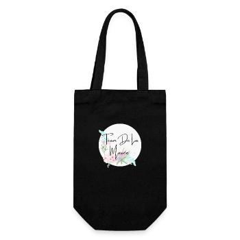 Team de la mariée floral - Sac à bouteille - noir - Devant
