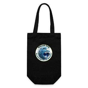 If the earth could scream - Gift Bag for Bottles - black - Front