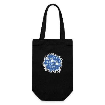 klima animal rights spruch geburtstagsgeschenkidee - Geschenkbeutel für Flaschen - Schwarz - Vorne