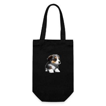 Propriétaire de chiot de chien de berger australien - Sac à bouteille - noir - Devant