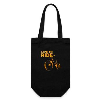 Live to Ride - Gift Bag for Bottles - black - Front