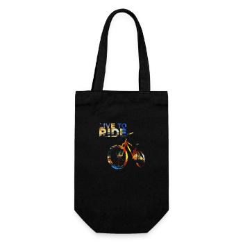 Live to Ride - Gift Bag for Bottles - black - Front