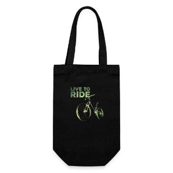 Live to Ride - Gift Bag for Bottles - black - Front