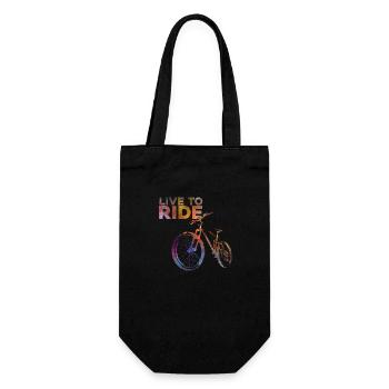 Live to ride - Gift Bag for Bottles - black - Front
