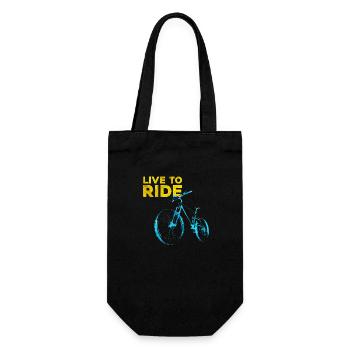 Live to Ride - Gift Bag for Bottles - black - Front