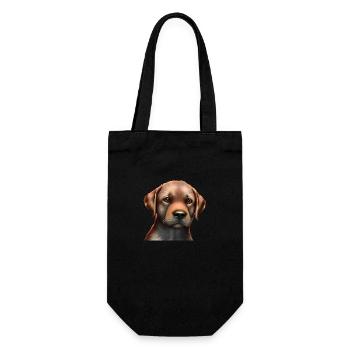 Labrador Retriever Labrador Propriétaire Chiot - Sac à bouteille - noir - Devant
