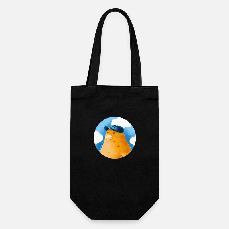 Canard au chapeau - Sac à bouteille - noir