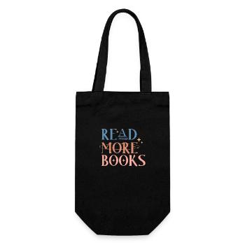 Lire plus de livres - Sac à bouteille - noir - Devant