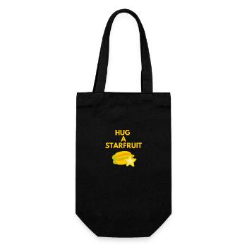 HUG A STARFRUIT - Gift Bag for Bottles - black - Front