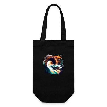 60s Classic Car Gift - Gift Bag for Bottles - black - Front