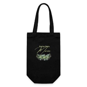 Équipe de la mariée floral - Sac à bouteille - noir - Devant