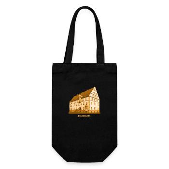Eilenburg City Hall Saxony Düben Heath Mulde - Gift Bag for Bottles - black - Front