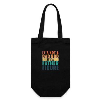 It's Not A Dad Bod It's A Father Figure (Sunset) - Gift Bag for Bottles - black - Front