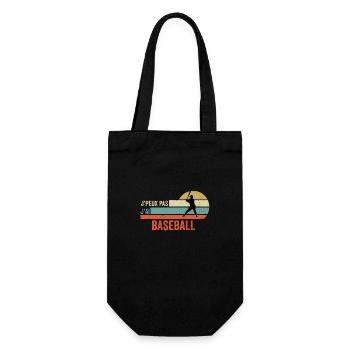 J'peux pas j'ai Baseball idée cadeau baseball - Sac à bouteille - noir - Devant