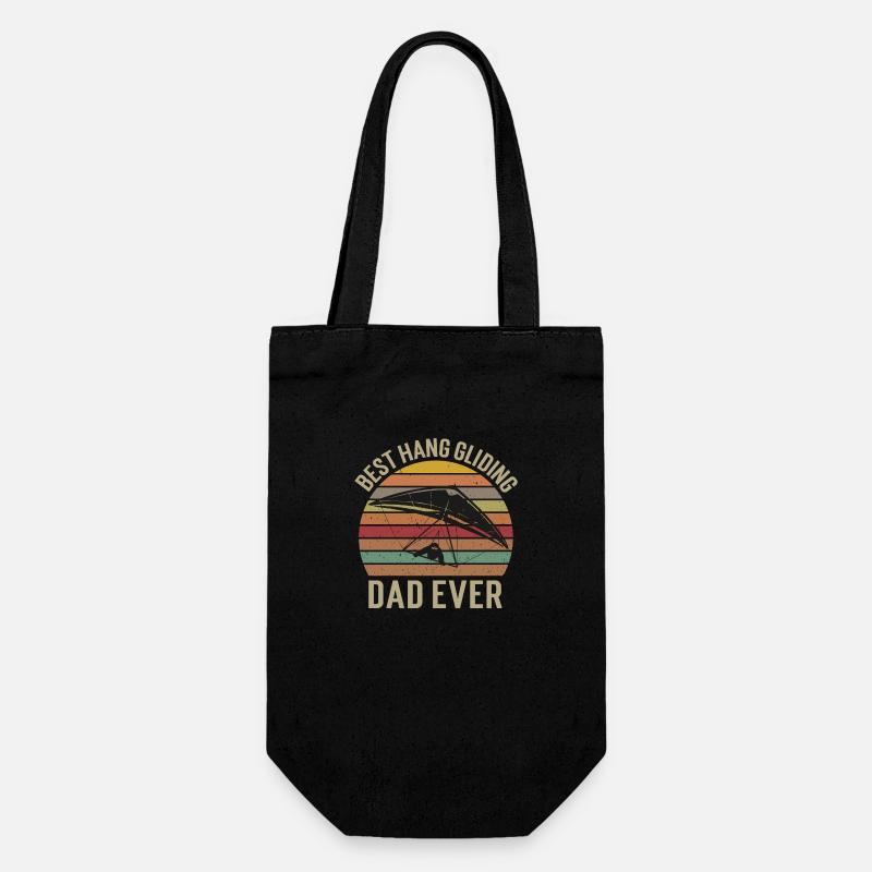 Meilleur père de deltaplane de tous les temps - Sac à bouteille - noir