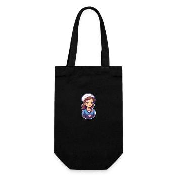 Infirmière - Sac à bouteille - noir - Devant