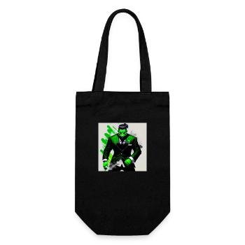 The green bodyguard - Gift Bag for Bottles - black - Front