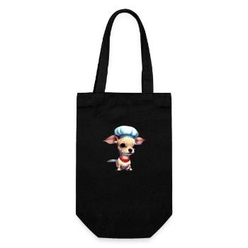 Dogs Chihuahua Dog Dog Owner Chihuahua Puppy - Gift Bag for Bottles - black - Front
