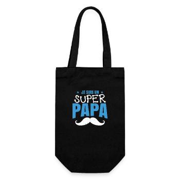 Cadeau Humour Homme Pour La Fête Des Grands Pères - Sac à bouteille - noir - Devant
