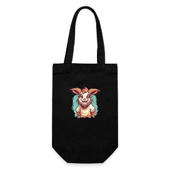 La chèvre la plus mignonne du sud - Sac à bouteille - noir - Devant