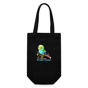 Be sweet, Parakeet - Sac à bouteille - noir - Devant