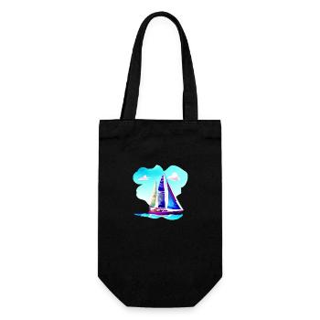 Voile Sailor Sailing Ship Voilier Voilier - Sac à bouteille - noir - Devant