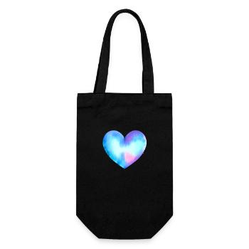 Valentinstag Hochzeit Liebe Verlobung Muttertag - Geschenkbeutel für Flaschen - Schwarz - Vorne