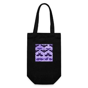Comic Bats - Gift Bag for Bottles - black - Front